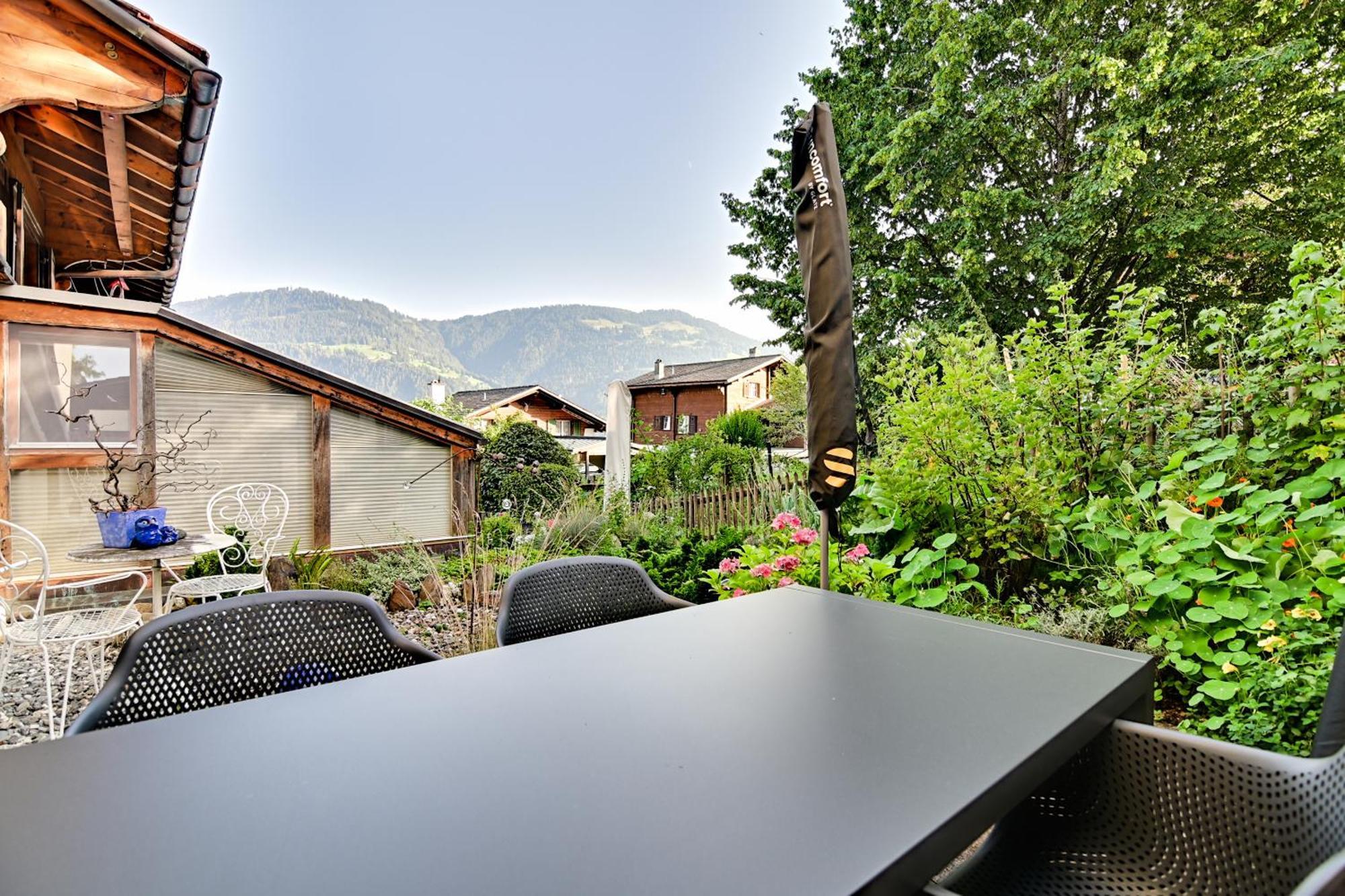 Gemuetliche 2.5 Zimmer Wohnung Mit Privater Sauna Seewis im Prätigau Exterior foto