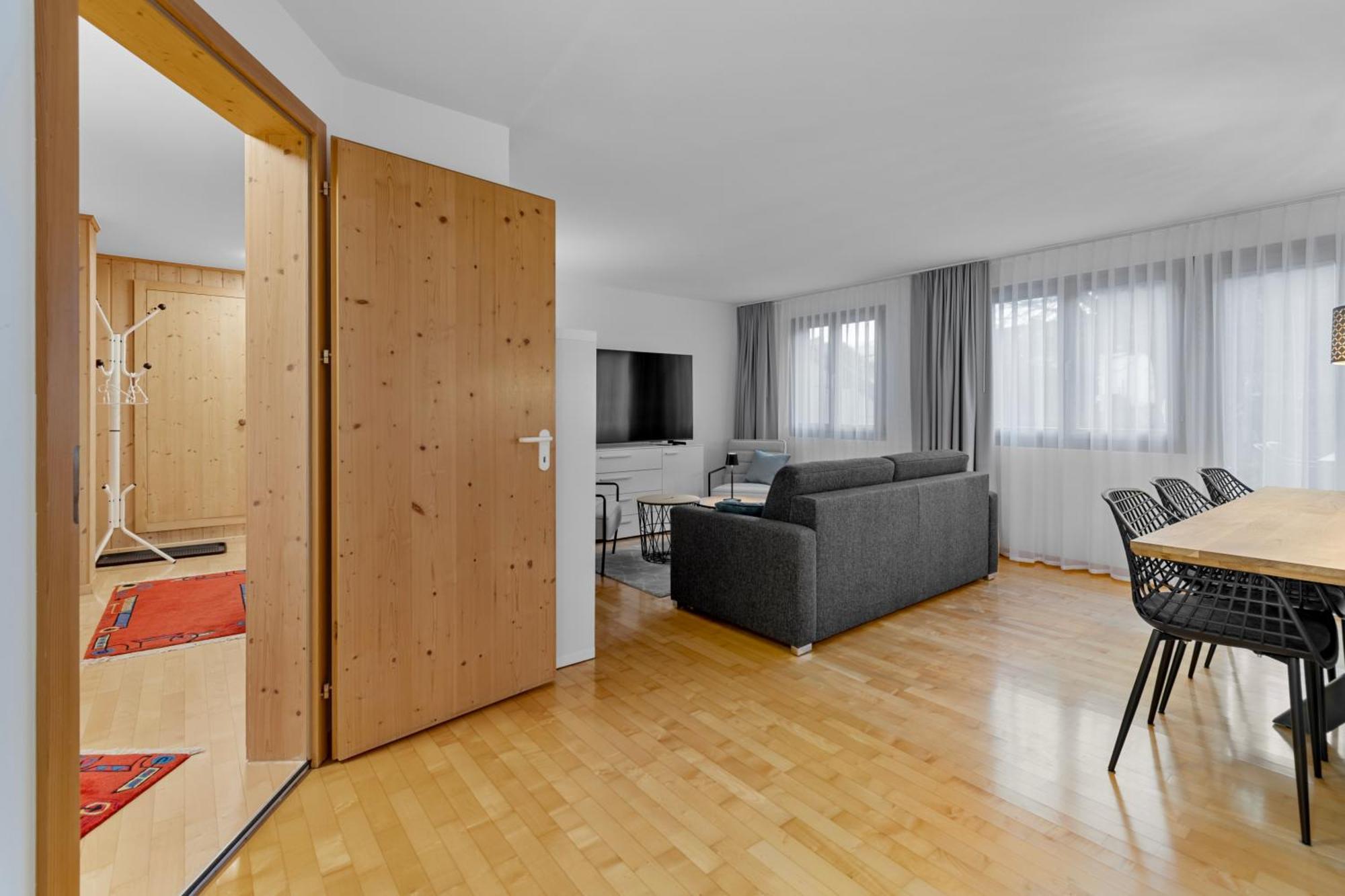 Gemuetliche 2.5 Zimmer Wohnung Mit Privater Sauna Seewis im Prätigau Exterior foto