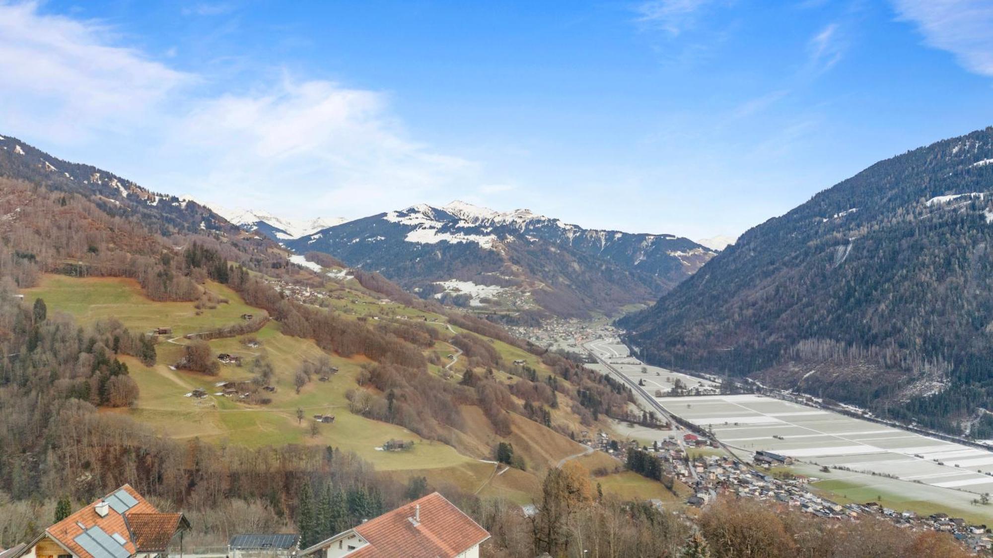 Gemuetliche 2.5 Zimmer Wohnung Mit Privater Sauna Seewis im Prätigau Exterior foto
